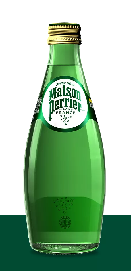 Maison Perrier 33cL glass bottle of sparkling French water