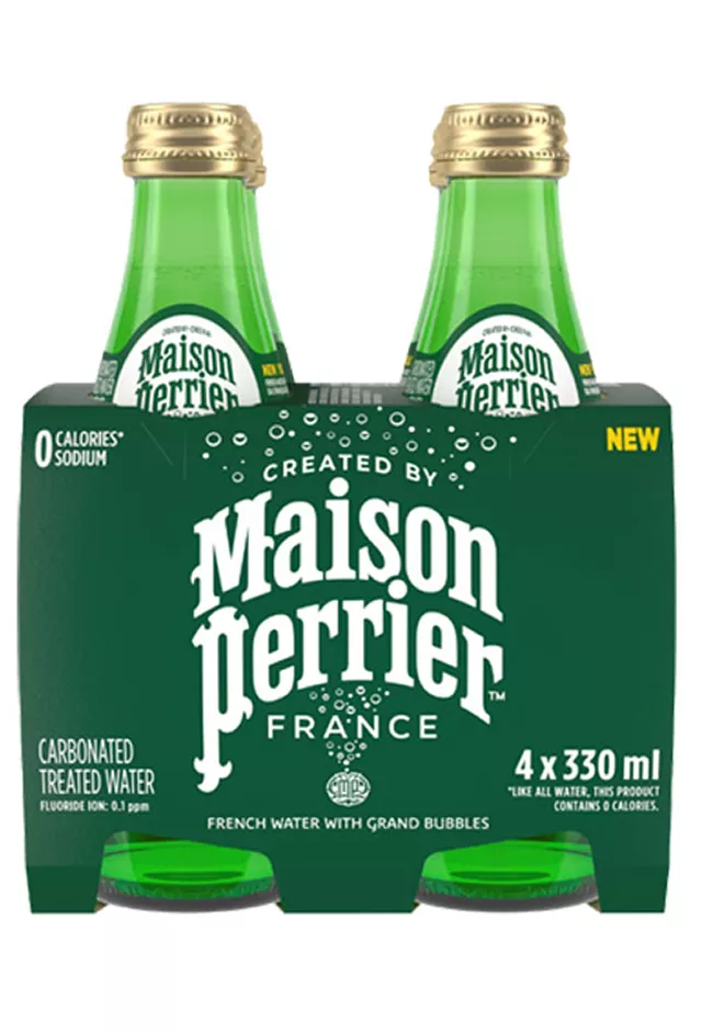 Maison Perrier 500ml glass bottles 4 items package